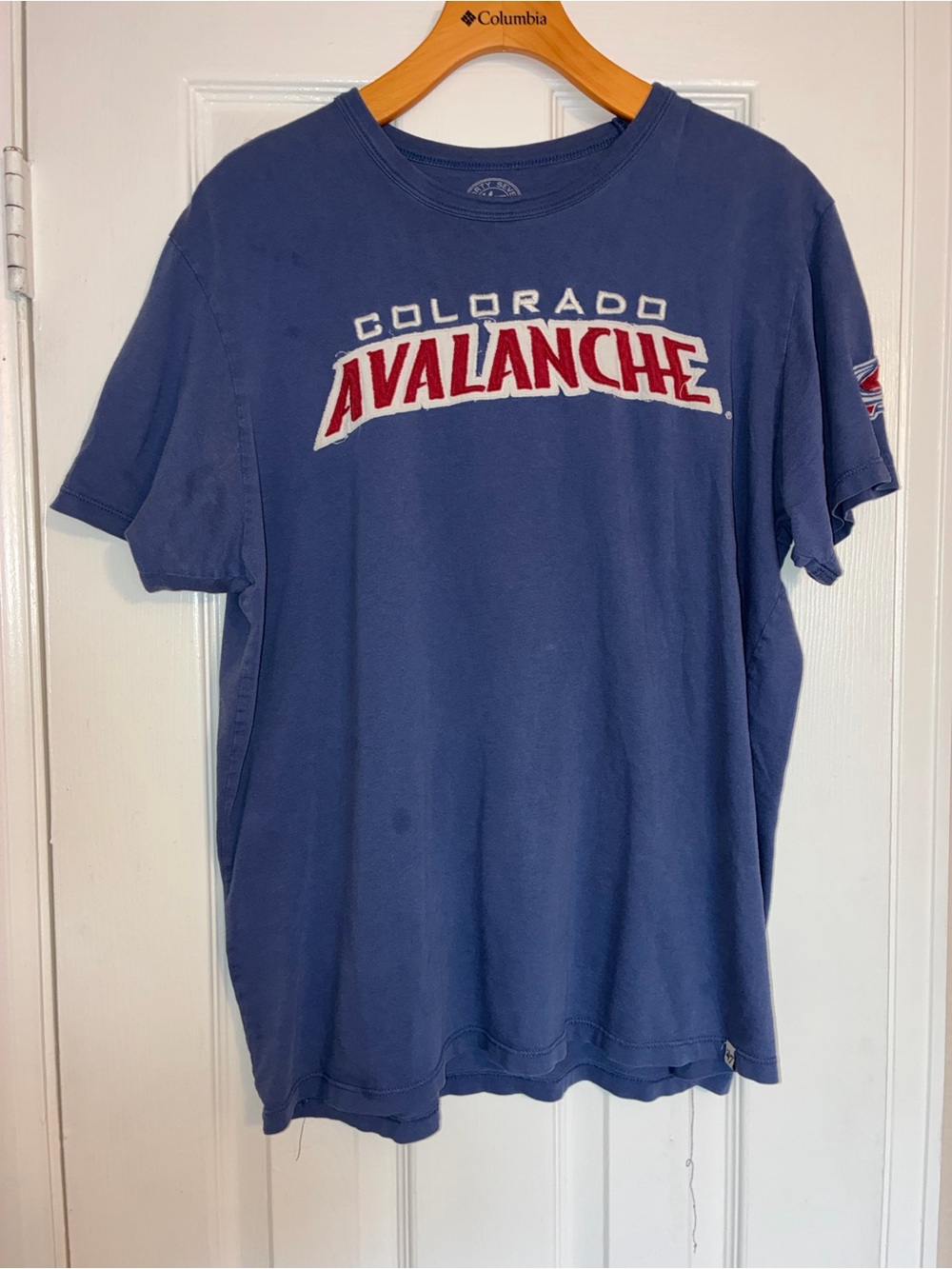 '47 Colorado Avalanche Navy Short-Sleeve Logo Tee